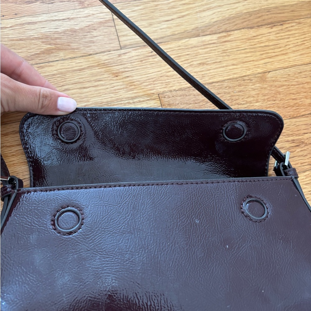 Zara Deep Burgundy Shoulder Bag - Picture 12 of 14